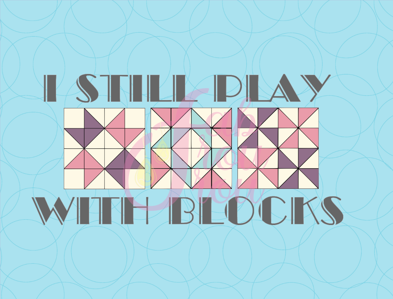 I Still Play With Blocks Mint Magnet