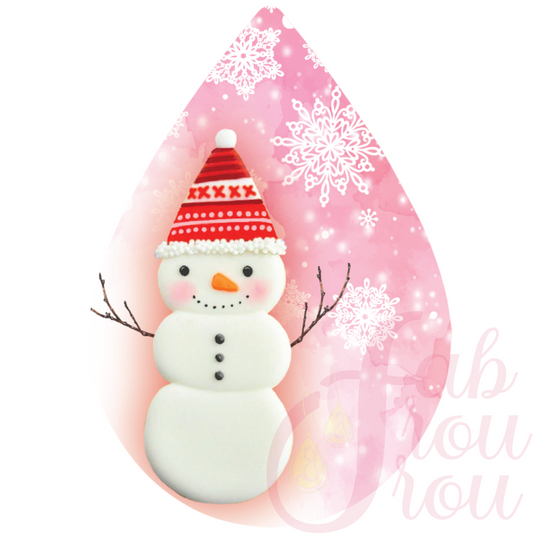 Snowman in Pink