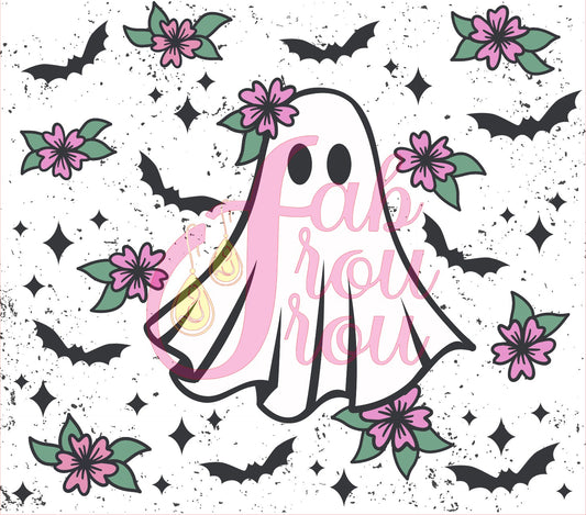 Retro Floral Ghost